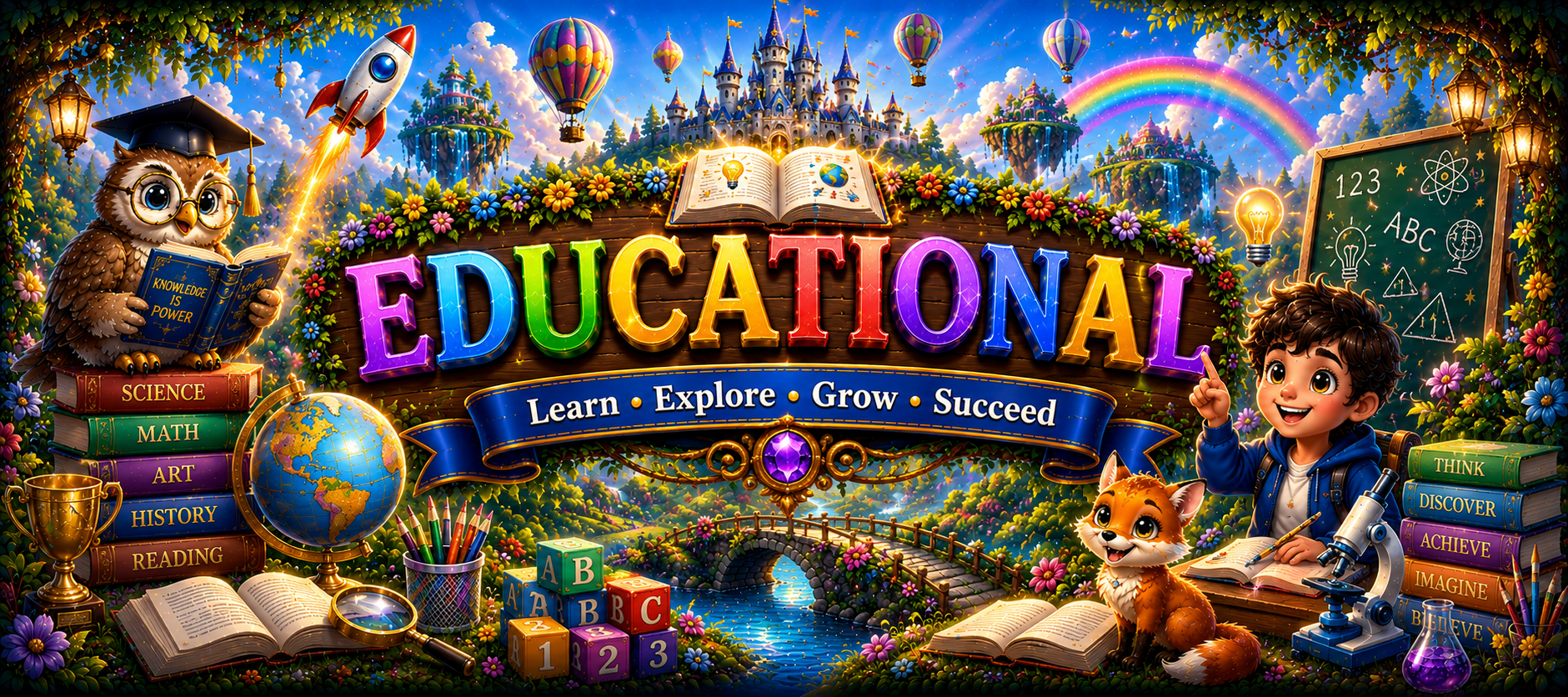 Educational Adventure Banner
