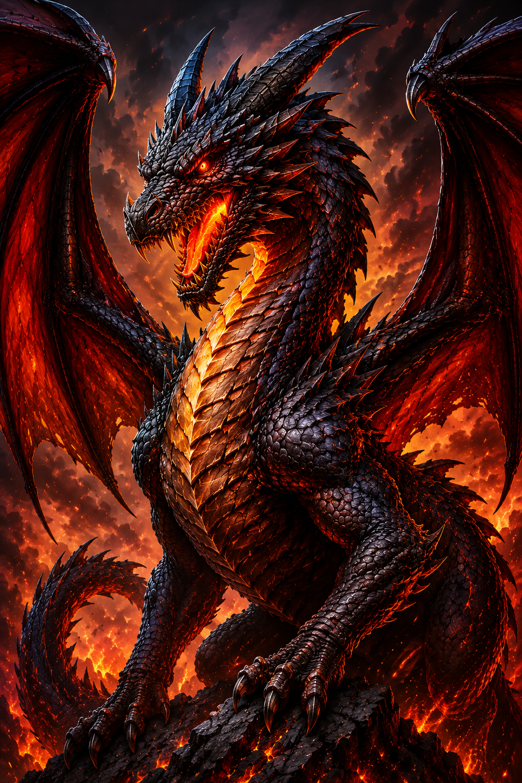 Inferno Dragon Artwork