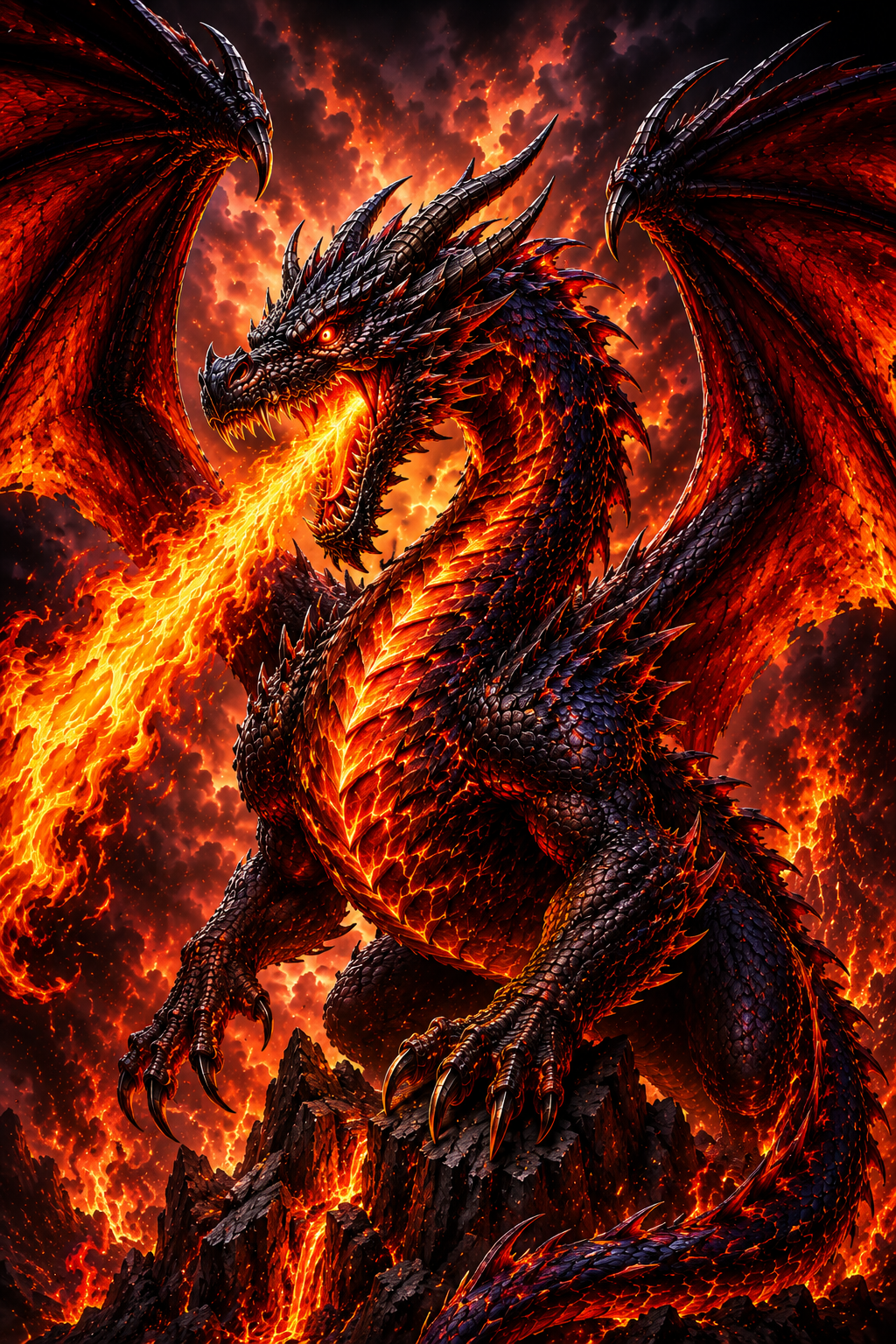 Fire Mouth Dragon Artwork